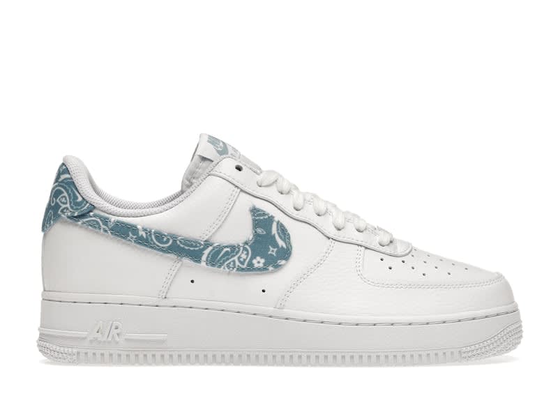 Nike Air Force 1 Low '07 Essential White Worn Blue Paisley (W)
