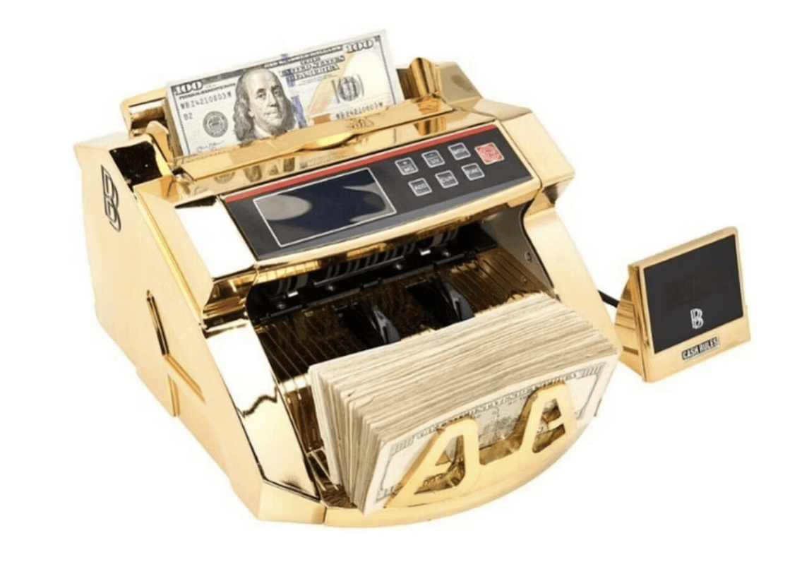 Ben Baller NTWRK Money Bill Counter Gold
