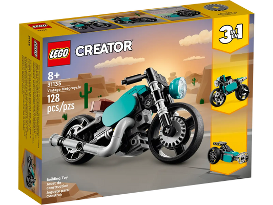 LEGO Creator 3in1 Vintagr Motorcycle Set 31135