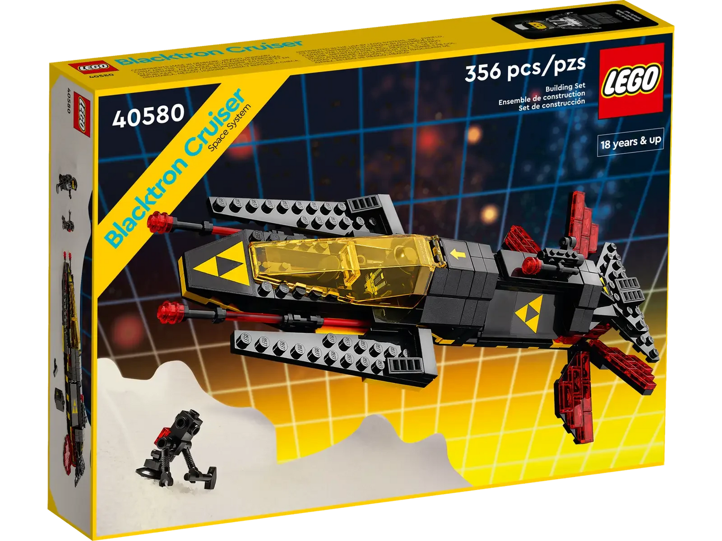 LEGO Blacktron Cruiser Space System Set 40580