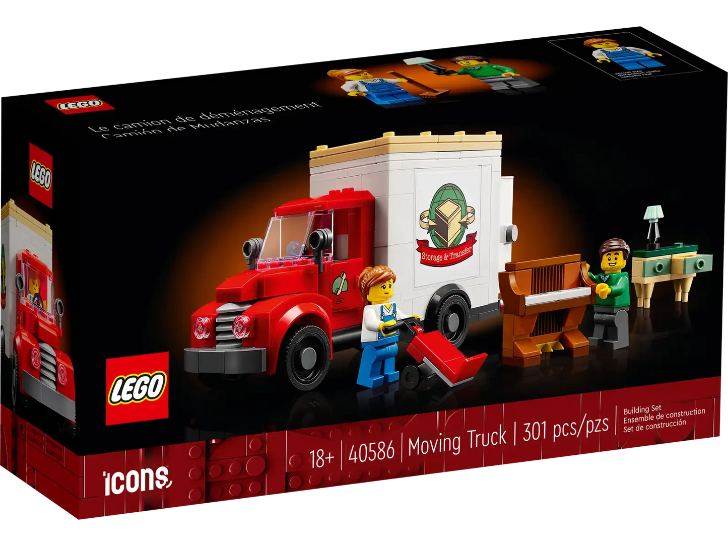 LEGO Icons Moving Truck Set 40586