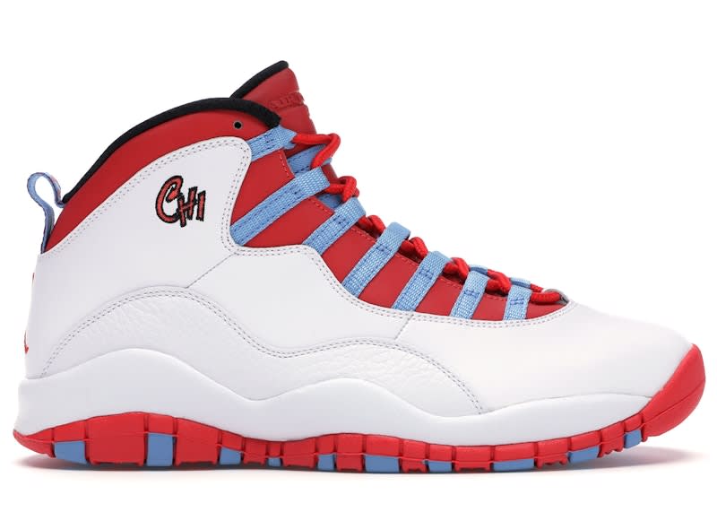 Jordan 10 Retro Chicago Flag