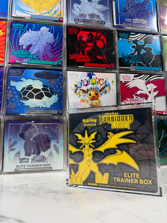 Premium Acrylic Display Case Box Pokemon Elite Trainer Boxes