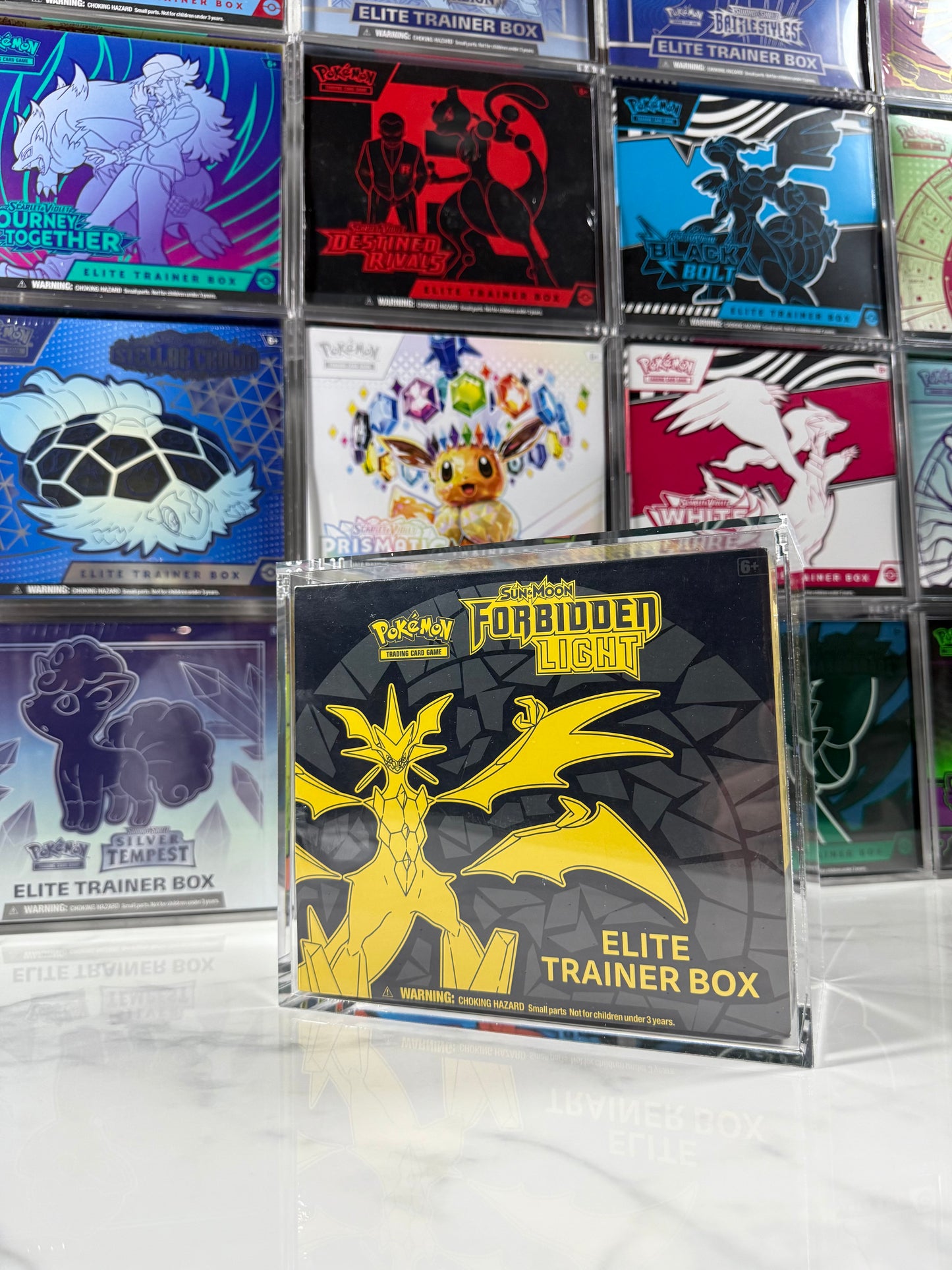 Premium Acrylic Display Case Box Pokemon Elite Trainer Boxes