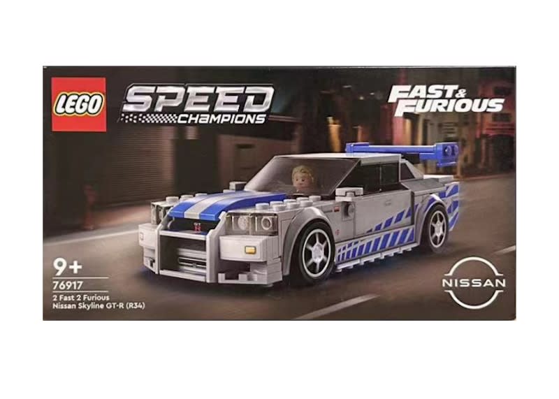 LEGO Speed Champions 2 Fast 2 Furious Nissan Skyline GT-R (R34) Set 76917
